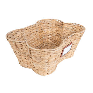 Panier de rangement tissé à la main, rectangulaire, couleur naturelle, pour la maison, les jouets pour animaux, les cosmétiques, organisateur, origine Bobai, modèle RD - Product Image 5