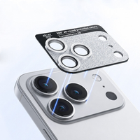 Protection d'objectif photo intégrale électroplaquée AR AF en métal scintillant pour iPhone 18 Pro, 17 Pro, 18 Pro Max, 17 Pro Max
