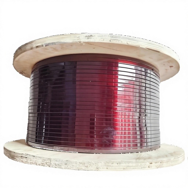 Solid Enameled Aluminum Flat Electrical Wires 220V Rated IP20 Protection for Industrial and Automotive Applications
