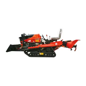 Multifunctional Crawler Tractor/Cultivated Land Bulldozer/Tractors Mini 4x4 Farming Machine Agricultural