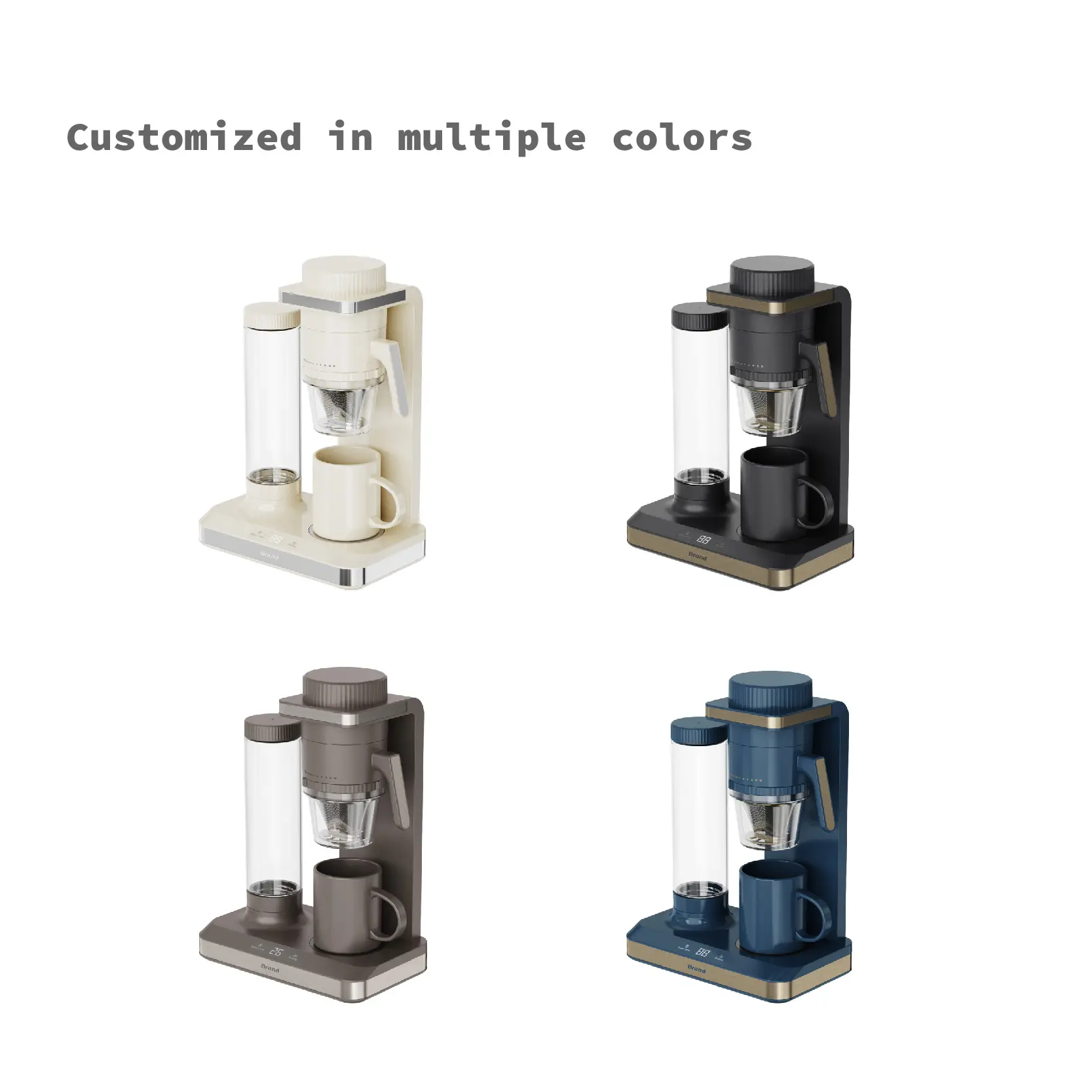 Электрическая автоматическая многофункциональная Американская система капельного фильтра для кофемашины с мельницей, кофеварка для кофе в зернах, эспрессо