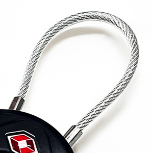 Candado de Combinación Aprobado por la TSA, Candado de Viaje para Equipaje con Cable de Acero y Aleación de Aluminio, con Código Numérico de Seguridad - Product Image 5