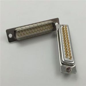 Conector D-SUB Hembra de 37 Pines de Alta Calidad, 180 Grados, Tipo V/T para PCB, con Contactos de Cobre, Carcasa SPCC y 4-40 #   Nuez - Product Image 3