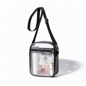Custom Waterproof Pvc Casual Sport Travel Crossbody <b>Sling</b> Chest <b>Shoulder</b> Bag Messenger Bag Mens - Product Image 1