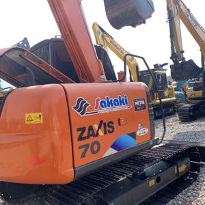 รถขุดฮิตาชิ ZX70 รุ่นปี 2024 สภาพเหมือนใหม่ Zaxis 70 5G 7 ตัน เครื่องจักรหนัก รถขุดตีนตะขาบ ชั่วโมงการทำงานต่ำ ZX 70 สำหรับขาย - Product Image 5