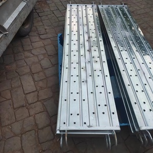 Plance di impalcature in acciaio zincato costruzione di scalette e parti di ponteggi per uso edile - Product Image 3