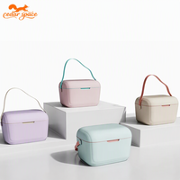 Ensemble de glacières de luxe Cedar Space Vogue 6QT, plusieurs couleurs, matériau PP, étanche, isotherme, style moderne pour la conservation des aliments