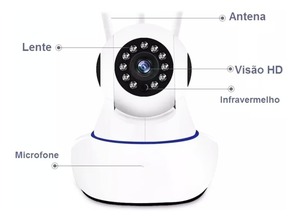 Camera mạng trong nhà wifi 1080p đầy đủ màu sắc tầm nhìn ban đêm phát hiện chuyển động âm thanh hai chiều PTZ CMOS cảm biến lưu trữ dữ liệu đám mây - Product Image 2