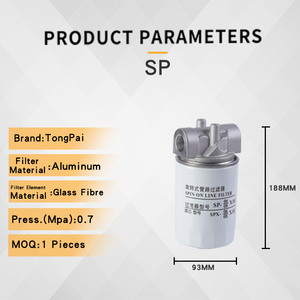 Hydraulik filters chale/Boden/Kopf/Halterung aus Aluminium/Stahl - Product Image 4