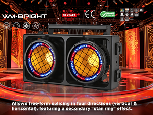 Luz Retro DMX RGB+<span class=keywords><strong>ALC</strong></span> de Doble Cabezal Empalmable con Efectos Especiales - Product Image 2