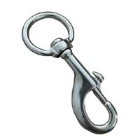 Crochet à ressort rotatif en acier inoxydable 316 Marne, œil rond, boulon à ressort, 73x18mm, mousqueton rotatif, quincaillerie pour yacht et bateau