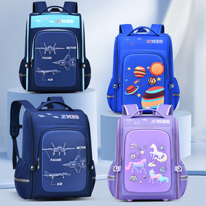 Zmbb Kids Backpack For Boys 6-12 School Bag Lightweight Waterproof Breathable With Aircraft Design - Product Image 4