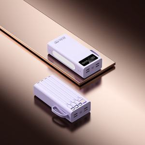 Cargador Portátil Personalizable con Logotipo, Carga Rápida de 22.5W, 6 Puertos, 50000mAh/30000mAh, Gran Capacidad, Cables Integrados - Product Image 4