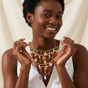 Collar de Estilo Bohemio con Dijes de Estrella de Mar y Conchas, Joyería de Playa de Verano para Niñas, Colorido y de Ensueño - Product Image 2