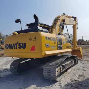 Excavatrice hydraulique sur chenilles Komatsu PC210 d'occasion de 21 tonnes de haute qualité, presque neuve, pour les projets de construction - Product Image 6