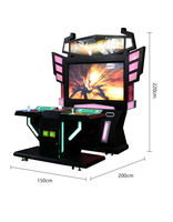 Máquina de Videojuegos Arcade SOURCE, Operada con Monedas, Pantalla LCD de 55 Pulgadas, King of Fighters, Street Fighter, para Centros de Juego