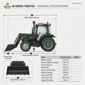 Nouveau Tracteur Agricole Autopropulsé Chinois 4x4 WD 120-200 CV avec Cabine Chauffée Hydraulique - Product Image 3