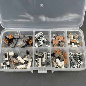 Interrupteurs à bascule, 8 types, alimentation miniature à 3 broches, bouton poussoir coulissant à 2 positions, prise directe pour la réparation électronique - Product Image 2