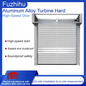 <span class=keywords><strong>Porte</strong></span> <span class=keywords><strong>de</strong></span> <span class=keywords><strong>garage</strong></span> à enroulement rapide en aluminium sur mesure avec moteur, panneaux <span class=keywords><strong>de</strong></span> sécurité, volets anti-ouragan pour l'extérieur des maisons - Product Image 5