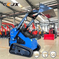 Mini-chargeuse sur chenilles YHT360 de fabrication chinoise, moteur certifié EPA, machine polyvalente avec plusieurs accessoires, livraison gratuite