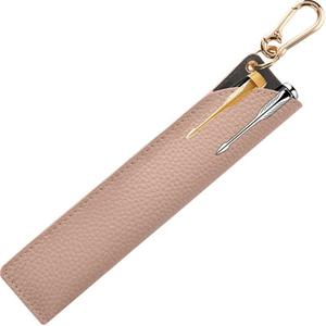 Deri japon kore kalem saklama çantası taşıma-kalem kolye ve asılı toka 2-kalem seti ile cetvel kalemi Stylus tutucu - Product Image 5