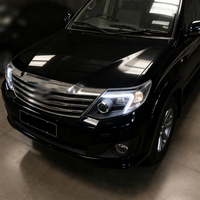 Feux de voiture KGKB pour Toyota Fortuner 2011-2015, ensemble de phares avant, mise à niveau LED, lentille de projecteur, installation facile, accessoires