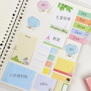 New <span class=keywords><strong>Paris</strong></span> 6 bloc-Notes pliable N Times, bloc-Notes collant, signet, <span class=keywords><strong>papeterie</strong></span> cadeau - Product Image 4