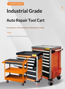 GREENS Heavy Duty Metal Iron 3 <b>Drawers</b> Roller <b>Tool</b> Trolley Cabinet Mechanic Repair <b>Tools</b> OBM/OEM/ODM 250kg Load Capacity - Product Image 6