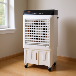 Refroidisseur évaporatif portable Vevor, 3 vitesses réglables, pour intérieur et extérieur, avec minuterie et roulettes - Product Image 2