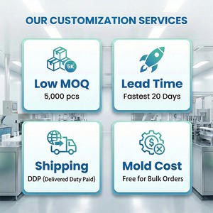 Applicateur en silicone souple D19mm pour soins des lèvres, tube de baume à lèvres, emballage cosmétique en plastique - Product Image 4