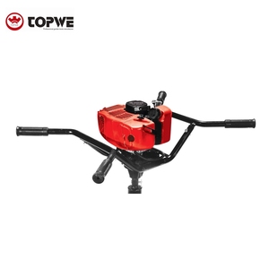 TOPWE 2-Stroke Gasoline Earth Auger Drilling Machine Heavy Duty Post Hole Digger for Farm Garden Fence Planting Digging Holes - Product Image 3