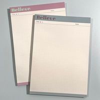 2025 bloc-notes de papeterie personnalisé illustré 100 feuilles doublées ou papier vierge bloc-notes personnalisé professionnel