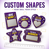 Cartes à gratter personnalisées avec design original, enroulées, pour jeu de gagner, pour restaurants