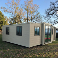 Maison préfabriquée en conteneur extensible, vente en gros en Chine, maison en conteneur pliable de 40 pieds, mini-maisons préfabriquées, maison modulaire