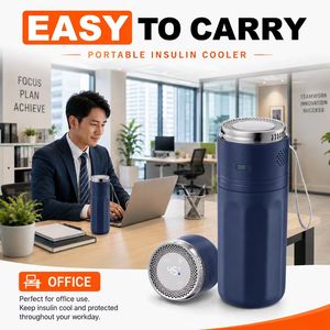 Vaso Eléctrico Refrigerador de Insulina con Pantalla de Temperatura USB, Portátil para Medicamentos Diabéticos - Product Image 5