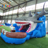 WINSUN gonflable certificat gonflables baleine requin thème eau enfants Commercial extérieur gonflable toboggan à vendre