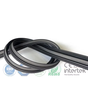 Escobillas Limpiaparabrisas Sin Estructura 2025, Negras, Alta Calidad, Tira de Sellado, Resistentes al Aceite, Protector de Bordes, Q7 CLK DS5 Sportage X-TRAIL, Caucho Natural - Product Image 1