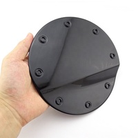 Accessoires d'extérieur de voiture Couvercle de réservoir d'essence noir brillant pour camion Couvercle de réservoir de carburant pour Ford Mustang