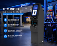 Bornes de Jeu d'Arcade TITO avec Distributeur de Billets, Kiosque de Rédemption de Tickets, Distributeur de Monnaie, Armoire de Jeu d'Arcade Personnalisable et Rechargeable