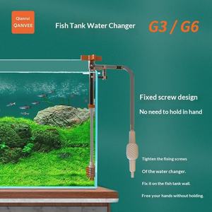 Nettoyeur de réservoir de poissons QANVEE, siphon à eau, G3 G6, <span class=keywords><strong>tuyau</strong></span> de 150-180 cm, 10-75 gallons, utilisation facile - Product Image 4