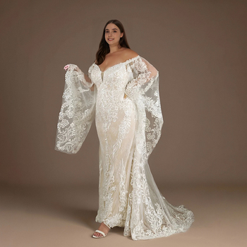 white lace bodycon maternity dress PinkBlush White Lace Off Shoulder Maternity Photoshoot Gown/Dress main image 1