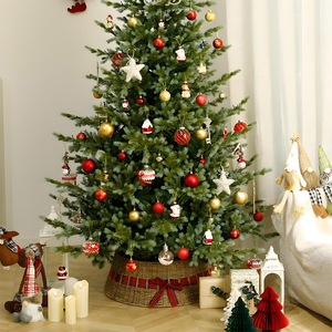 Large Christmas <strong>Tree</strong> Ring Paper Wholesale Christmas <strong>Tree</strong> Stand Accessories Christmas <strong>Tree</strong> <strong>Collar</strong> with Wicker Skirt - Product Image 2