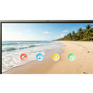 Pen Finger 98 Inch 4K IR 20 Point Touchscreen Interactive Whiteboard Smart Board Flat <b>Panel</b> Digital OEM Education - Product Image 2