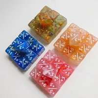 Dés de comptage en acrylique gravés 16 mm +/- – Cubes de comptage marbre Plus/Moins – Dés D6 – Accessoires de jeu de cartes pour statistiques de créatures