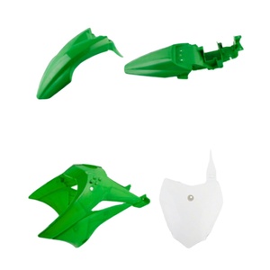 Kit de carénage complet en plastique vert et blanc YHMOTO pour Kawasaki KLX110 2010 2024 - Product Image 1