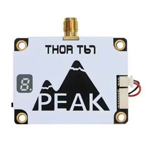 Hot Peak Thor T67 FPV VTX เครื่องส่งสัญญาณภาพไร้สาย พลาสติก 6G-7G โมดูลส่งสัญญาณวิดีโอระยะไกล - Product Image 1