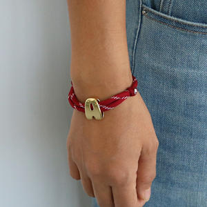 Cross-Border tali tembaga Aloi tinggi dipoles 26 huruf Inggris buatan tangan gelang anyaman - Product Image 3