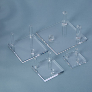 Présentoir en acrylique en gros avec base transparente à trois dents pour échantillons <span class=keywords><strong>minéraux</strong></span> <span class=keywords><strong>Cristaux</strong></span> <span class=keywords><strong>minéraux</strong></span> <span class=keywords><strong>et</strong></span> articles de collection - Product Image 2