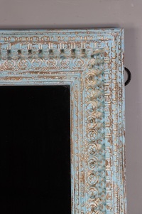 Premium Solid Wood Wall <b>Mirror</b> with Antique Inspired Vintage Frame and Durable Wooden Craftsmanship for Luxury Home Decor - Product Image 3