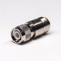 Connecteur coaxial RF mâle en cuivre pur TNC Type Jack nickelé compatible avec la femelle N